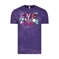 Cloud Purple eye crew Vintage Tee - JahusDesignShop