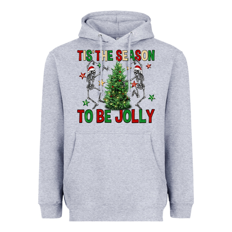 Tis' The Season To Be Jolly Heavyweight Hoodie by NancyCooperArtShop | Teevron