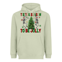 Matcha Tis' the season to be Jolly Heavyweight Hoodie - NancyCooperArtShop