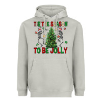 Moon Dust Tis' the season to be Jolly Heavyweight Hoodie - NancyCooperArtShop