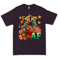 Plum festive af christmas black girl children sneakers Premium Tee - RanaPortraitStore