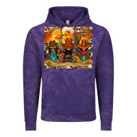 Cloud Purple western gnomies Vintage Hoodie - FaDigitalArtStudio