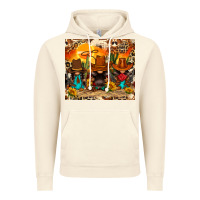 Vintage Artic western gnomies Vintage Hoodie - FaDigitalArtStudio