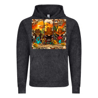 Vintage Black western gnomies Vintage Hoodie - FaDigitalArtStudio