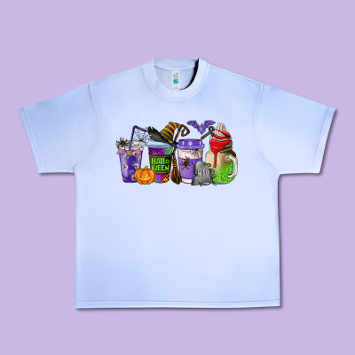 Halloween Coffee Cups Urban Heavy Tee Designed By Adodesignshop