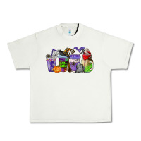 Pistachio halloween coffee cups Urban Heavy Tee - AdoDesignShop