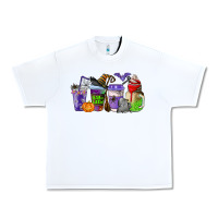 White halloween coffee cups Urban Heavy Tee - AdoDesignShop