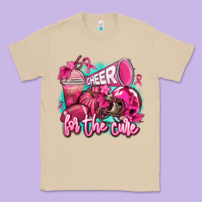 Cheer For The Cure Classic Tee Designed By Adodesignshop