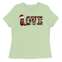 Matcha love christmas boots Ladies Tee - AdoDesignShop