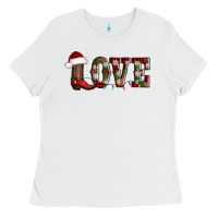 White love christmas boots Ladies Tee - AdoDesignShop