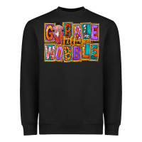 Black gobble till you wobble Heavyweight Sweatshirt - FaDigitalArtStudio