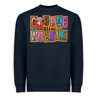 Navy gobble till you wobble Heavyweight Sweatshirt - FaDigitalArtStudio