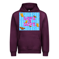 Mauve Wine love is love Urban Hoodie - TumblerDesignByShophia