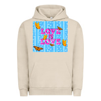 Pigment French Oak love is love Urban Hoodie - TumblerDesignByShophia