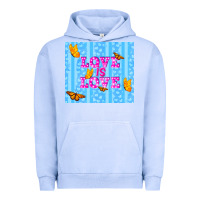 Pigment Grape Ice love is love Urban Hoodie - TumblerDesignByShophia
