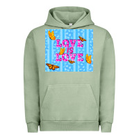 Pigment Oil Green love is love Urban Hoodie - TumblerDesignByShophia