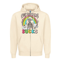 Sandshell everything sucks Zipper Hoodie - MaliasSmallBusiness