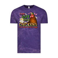 Cloud Purple i can buy myself chickens i can hatch my own eggs Vintage Tee - JahusDesignShop