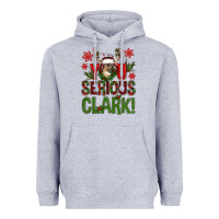 Heather Grey You serious clark deer Heavyweight Hoodie - NancyCooperArtShop