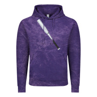 Cloud Purple white wooden softball bat Vintage Hoodie - FaDigitalArtStudio
