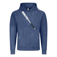 Vintage Denim white wooden softball bat Vintage Hoodie - FaDigitalArtStudio
