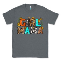 Charcoal Heather girl mama Classic Tee - LillyAllenDesigns