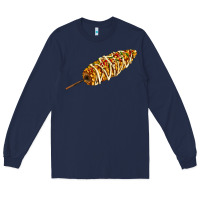 Navy Mexican elote corn Long Sleeve Tee - AdoDesignShop