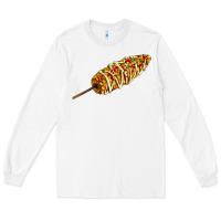 White Mexican elote corn Long Sleeve Tee - AdoDesignShop