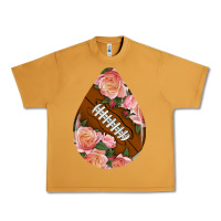 Peanut Butter american football and western roses teardrop Urban Heavy Tee - BundleAndBundleShop