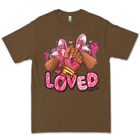 Cacao loved valentine's day afro girl sneakers Premium Tee - RanaPortraitStore