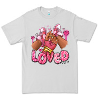 Dove Grey loved valentine's day afro girl sneakers Premium Tee - RanaPortraitStore