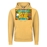 Vintage Mustard beach babe skinny metal can holder Vintage Hoodie - HRA Design Shop