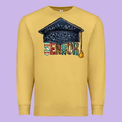 Senior 2023 Graduation Hat Bbs Premium Sweatshirt Designed By Bundleandbundleshop