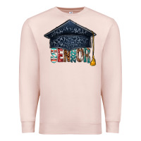Pale Pink senior 2023 graduation hat bbs Premium Sweatshirt - BundleAndBundleShop