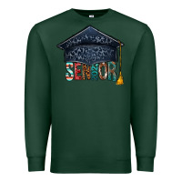 Sports Green senior 2023 graduation hat bbs Premium Sweatshirt - BundleAndBundleShop