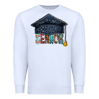 White senior 2023 graduation hat bbs Premium Sweatshirt - BundleAndBundleShop