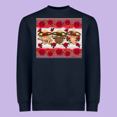 Mexico Gnomes Heavyweight Sweatshirt Designed By Hra Design Shop