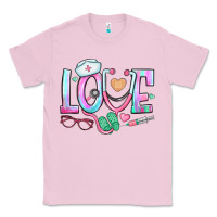 Bubblegum Pink love nurse Classic Tee - BundleAndBundleShop
