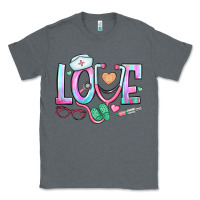 Charcoal Heather love nurse Classic Tee - BundleAndBundleShop
