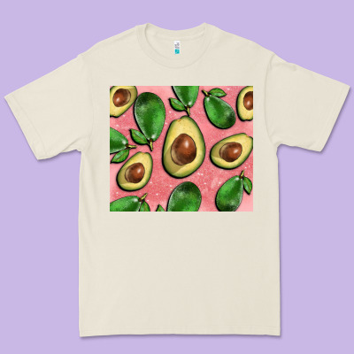 Avacado Pink Tumbler Premium Tee Designed By Barkaloodesign