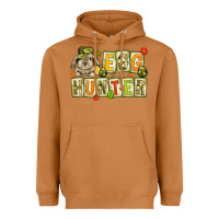Meerkat Egg hunter with camouflage plate letters Heavyweight Hoodie - NancyCooperArtShop