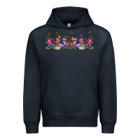 Navy wild flowers Urban Hoodie - TumblerDesignByShophia