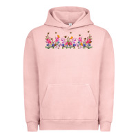 Pigment Salmon wild flowers Urban Hoodie - TumblerDesignByShophia