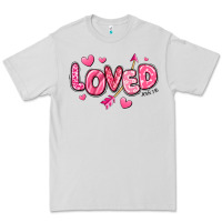 Dove Grey loved valentines day Premium Tee - RanaPortraitStore