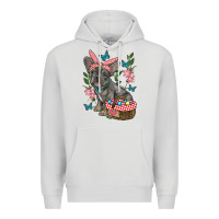Dove Grey easter french bulldog Premium Hoodie - RanaPortraitStore