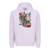 Lilac easter french bulldog Premium Hoodie - RanaPortraitStore