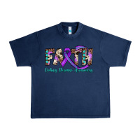 Navy faith crohn's disease awareness Urban Heavy Tee - JahusDesignShop