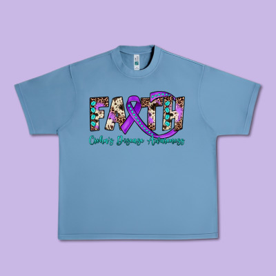 Faith Crohn's Disease Awareness Urban Heavy Tee Designed By Jahusdesignshop