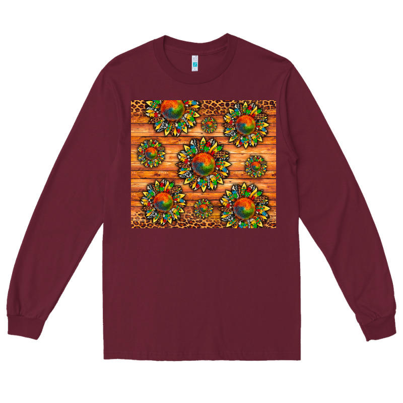 Autism Awareness Cowhide Leopard Sunflower Long Sleeve Tee by Artiststas | Teevron