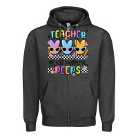 Charcoal Heather teacher of the sweetest Zipper Hoodie - MaliasSmallBusiness